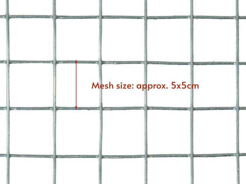 Galvanised Fencing Wire Mesh Netting 30m - 5x5cm, ,