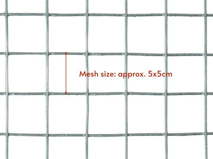 Galvanised Fencing Wire Mesh Netting 30m - 5x5cm, ,