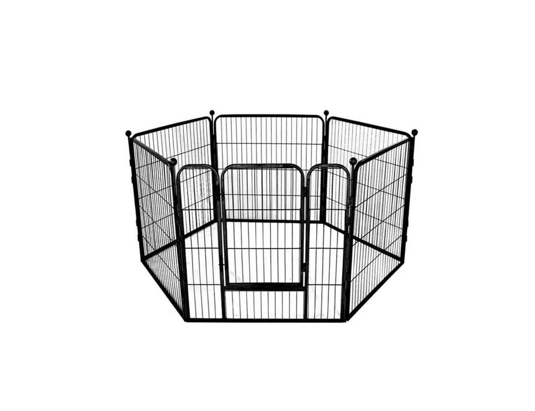 6 Panels Dog Pet Playpen - 80x80cm, ,