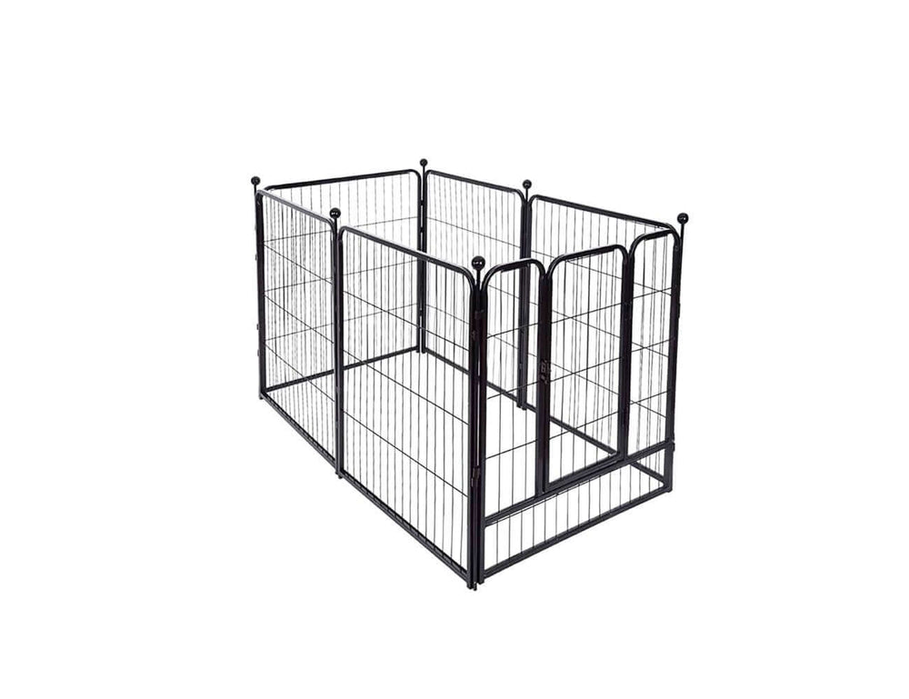 6 Panels Dog Pet Playpen - 80x80cm, ,