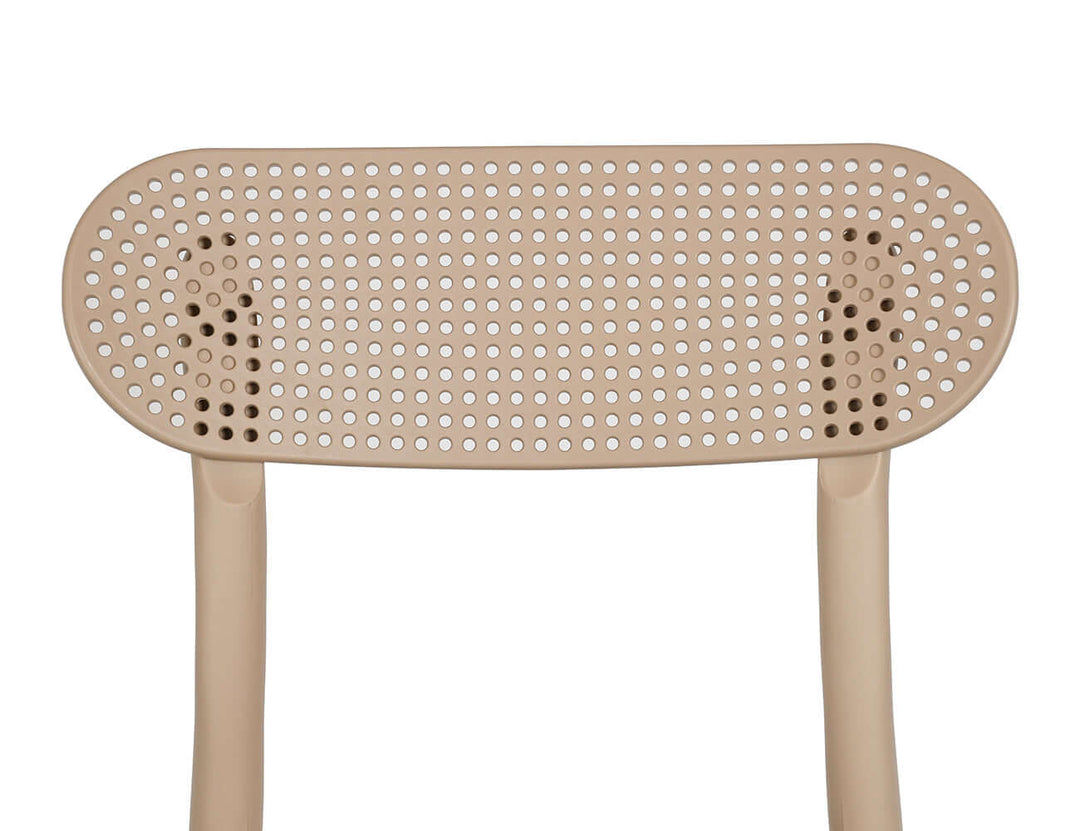 Abby Outdoor Patio Dining Chair, Colour: Khaki,