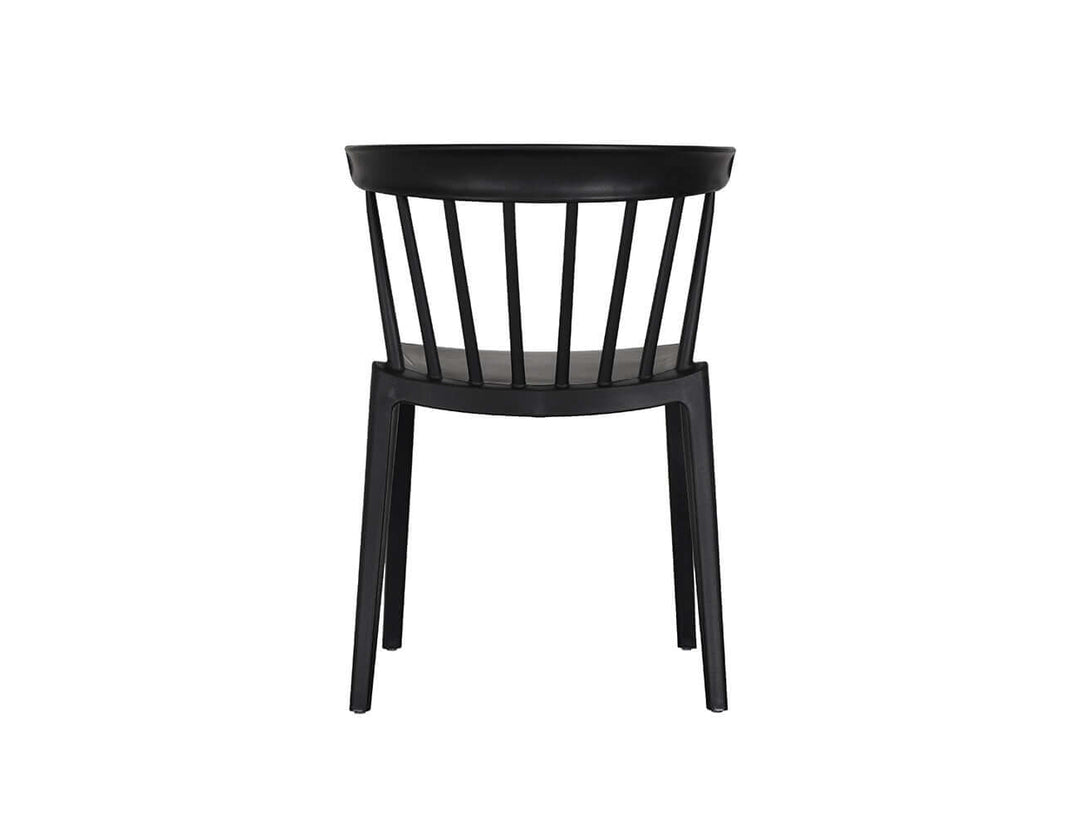 Amie Outdoor Patio Dining Chair, Colour: Black,