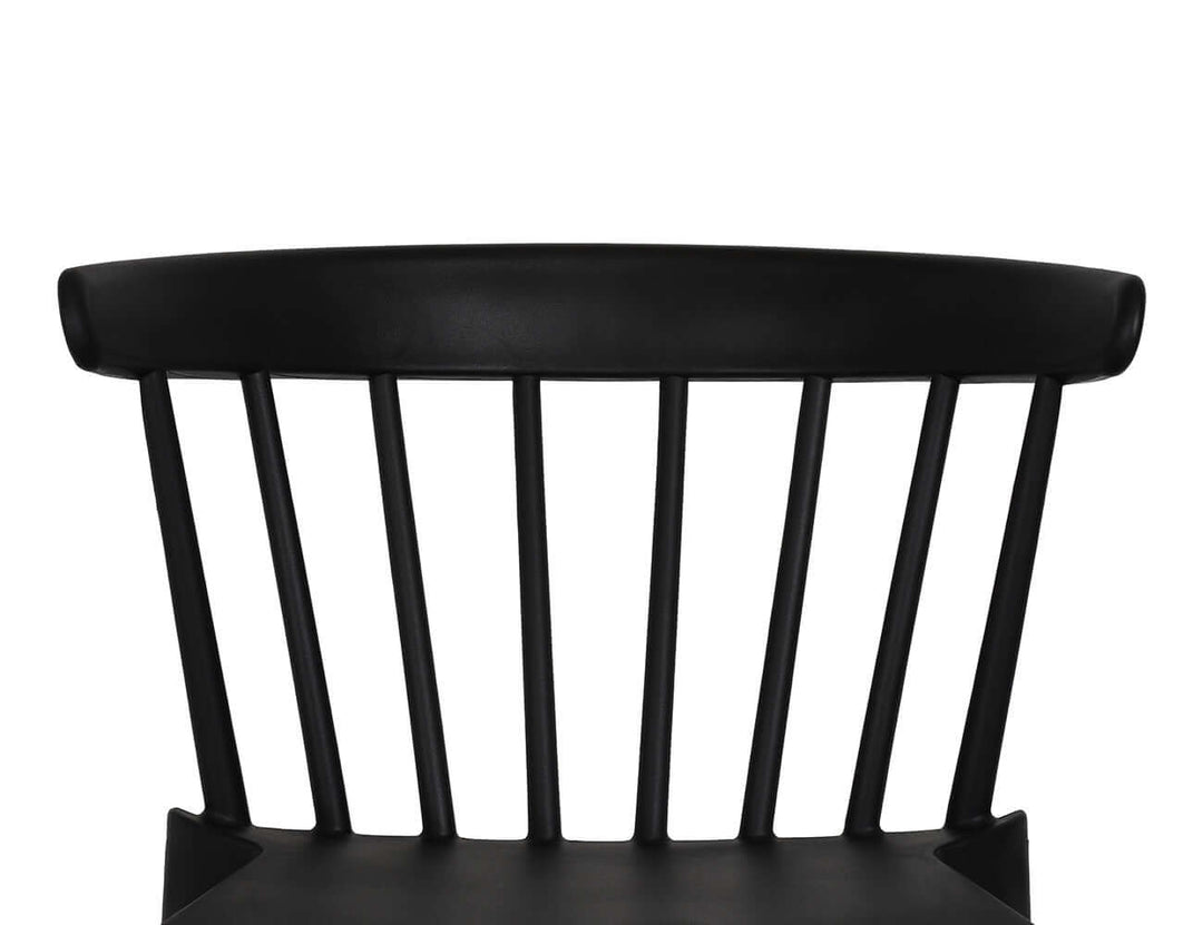 Amie Outdoor Patio Dining Chair, Colour: Black,