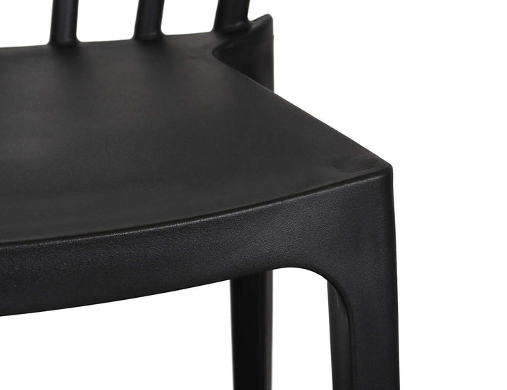 Amie Outdoor Patio Dining Chair, Colour: Black,