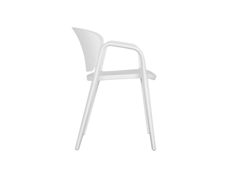 Andi Outdoor Patio Dining Armchair, Colour: White,