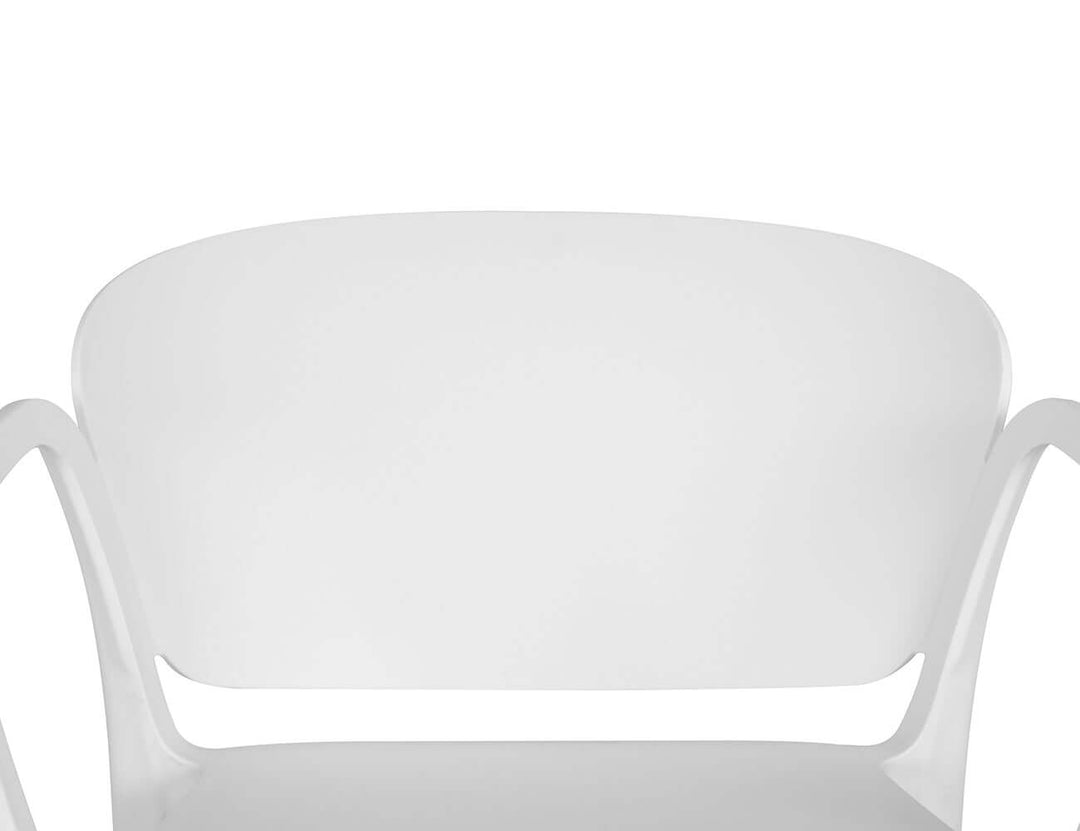 Andi Outdoor Patio Dining Armchair, Colour: White,