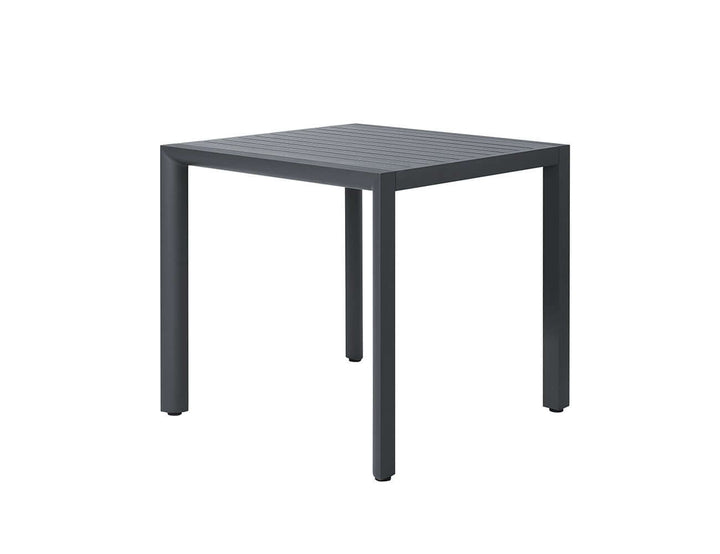 Arcus Aluminium Outdoor Patio Dining Table 80cm, Colour: Dark Grey,