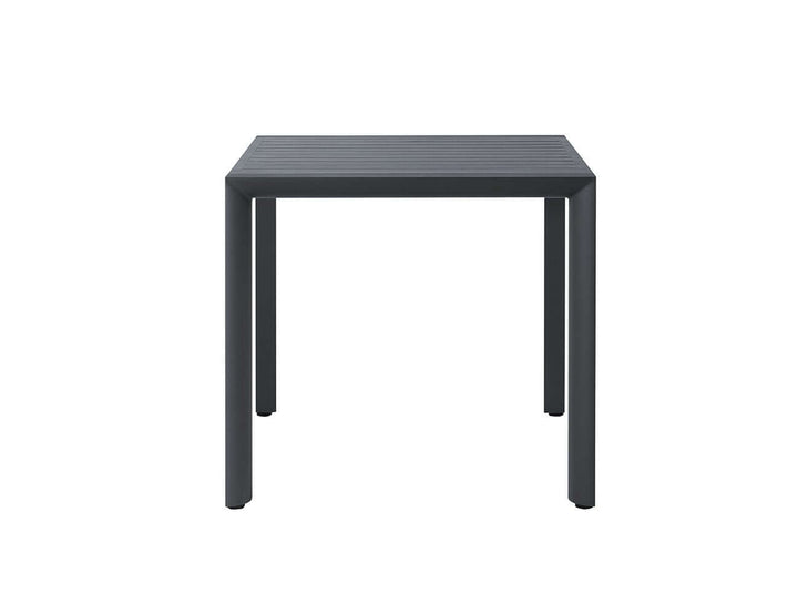 Arcus Aluminium Outdoor Patio Dining Table 80cm, Colour: Dark Grey,