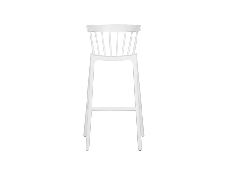 Aria Outdoor Patio Bar Chair, Colour: White,