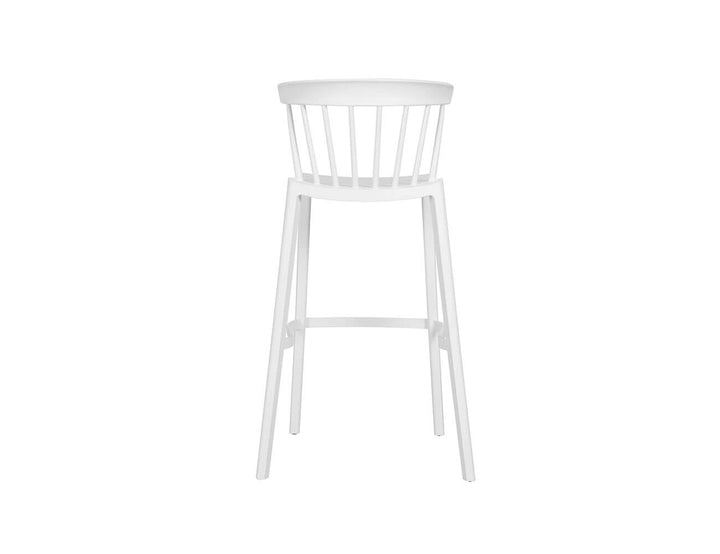 Aria Outdoor Patio Bar Chair, Colour: White,