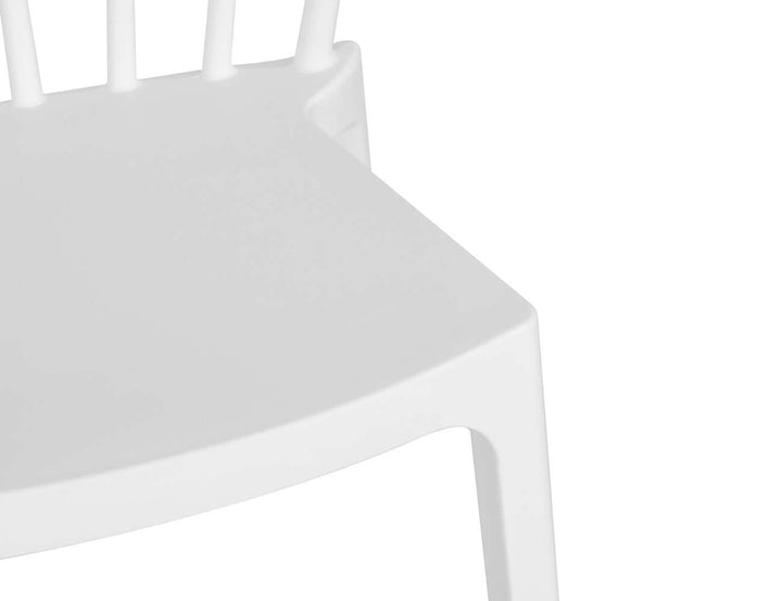 Aria Outdoor Patio Bar Chair, Colour: White,