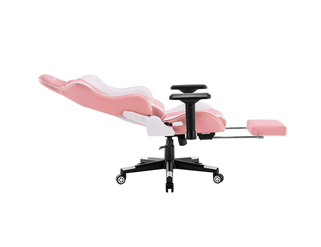 Axle Gaming Chair - Pink + White, ,