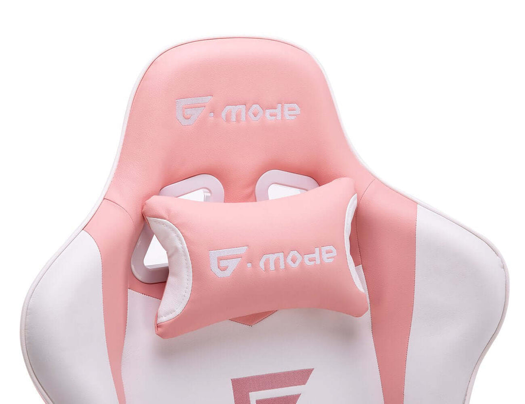 Axle Gaming Chair - Pink + White, ,