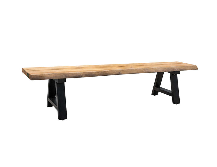 Robusta teak Live Edge Bench Seat 200cm, ,