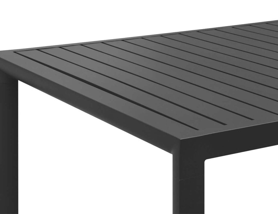 Contrail Outdoor Counter Height Table, Colour: Dark Grey,