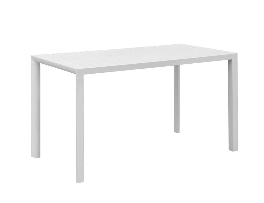 Contrail Outdoor Counter Height Table, Colour: Matte White,
