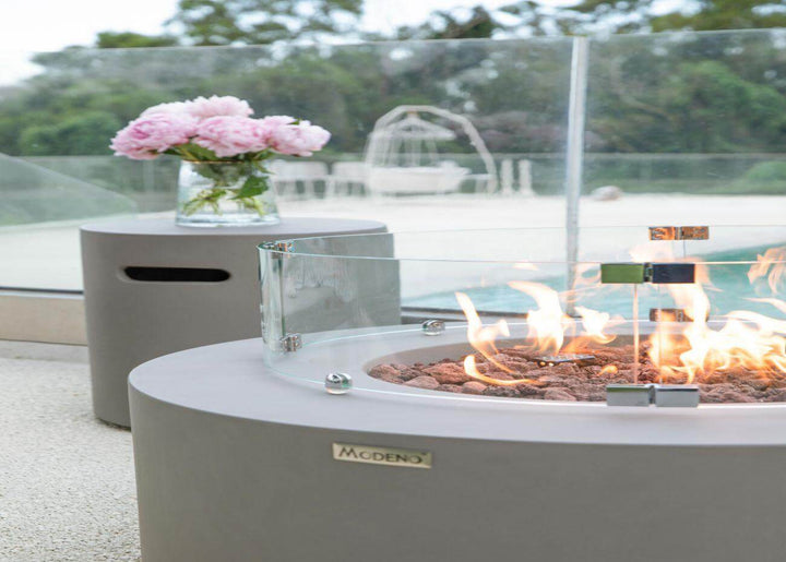Ruapehu Outdoor Gas Fire Pit, Size: Natural Gas,