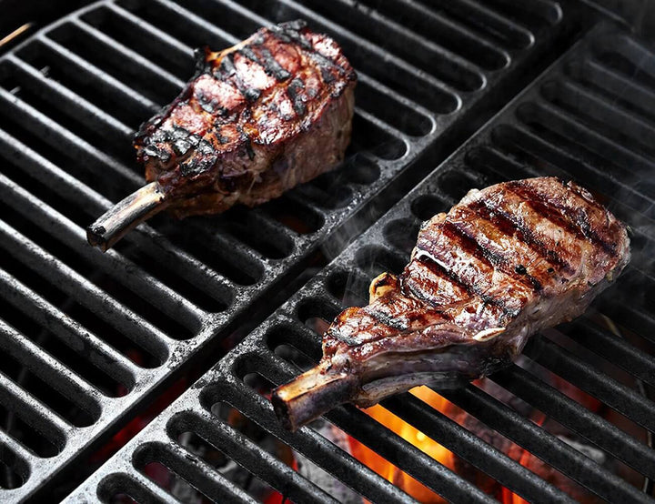 Half Moon Cast Iron Cooking Grid For 21-Inch Kamado, ,