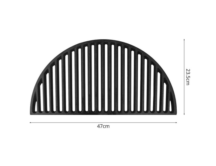 Half Moon Cast Iron Cooking Grid For 21-Inch Kamado, ,