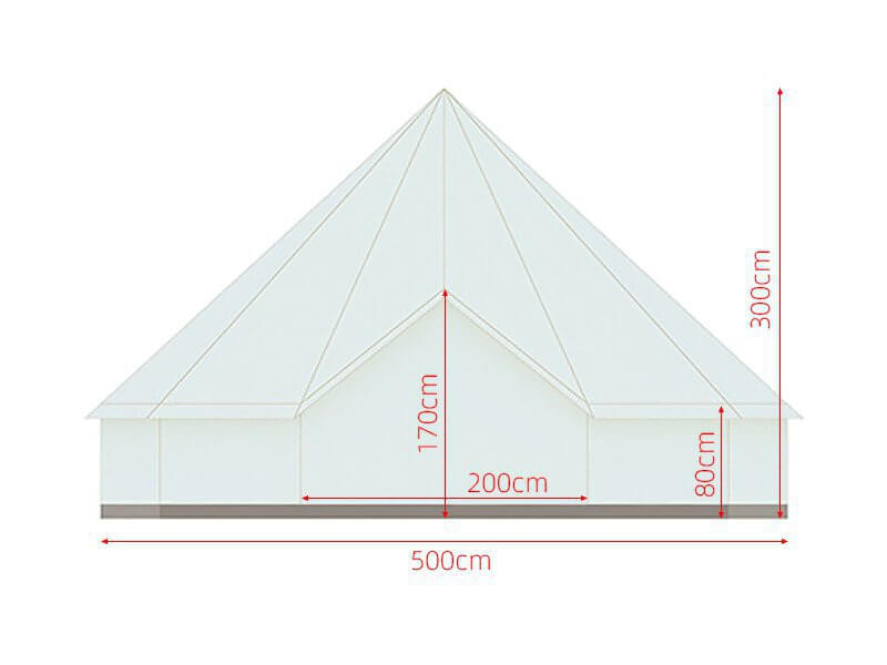 Living Culture 5m Glamping Bell Tent, ,