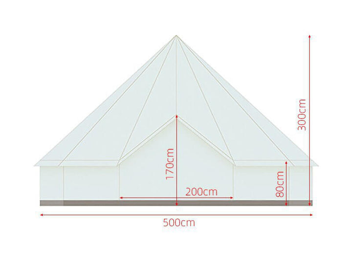 Living Culture 5m Glamping Bell Tent, ,