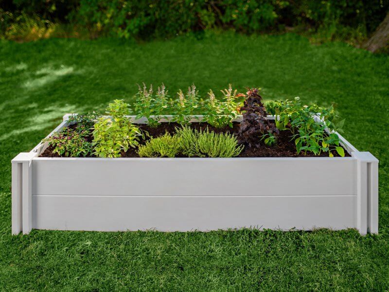 Modular Raised Garden Bed With Grow Grid 115 X 57 X 33cm, ,