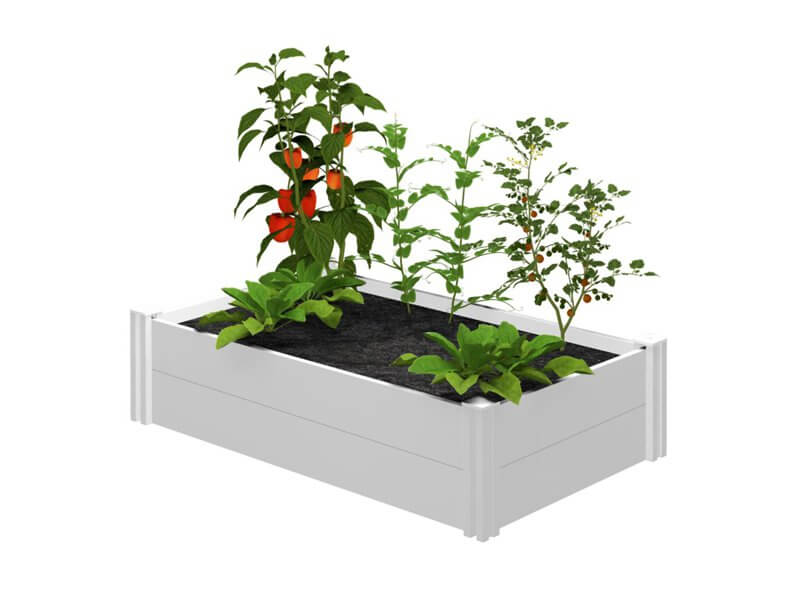 Modular Raised Garden Bed With Grow Grid 115 X 57 X 33cm, ,