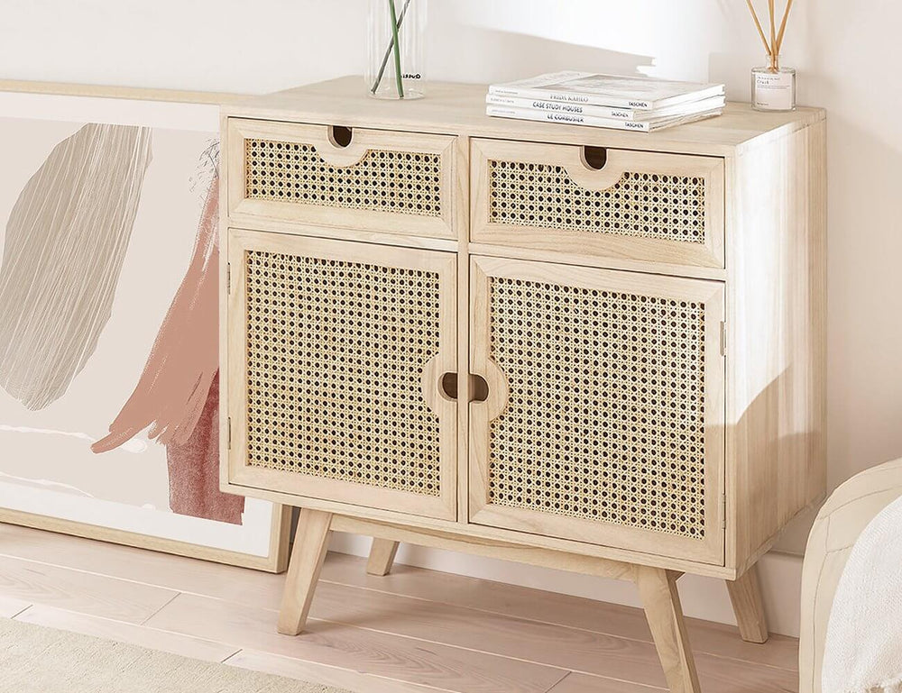 Palma Rattan Storage Cabinet, ,