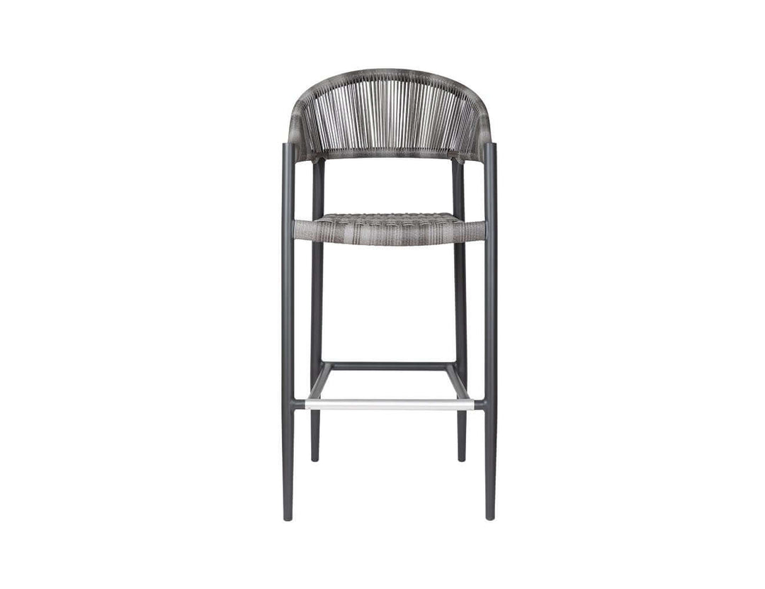 Parakeet Aluminium And Rattan Outdoor Patio Bar Chair, ,