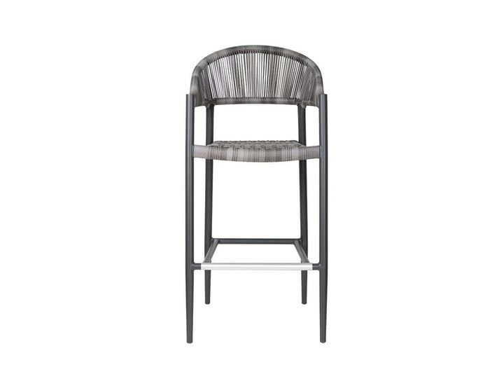 Parakeet Aluminium And Rattan Outdoor Patio Bar Chair, ,