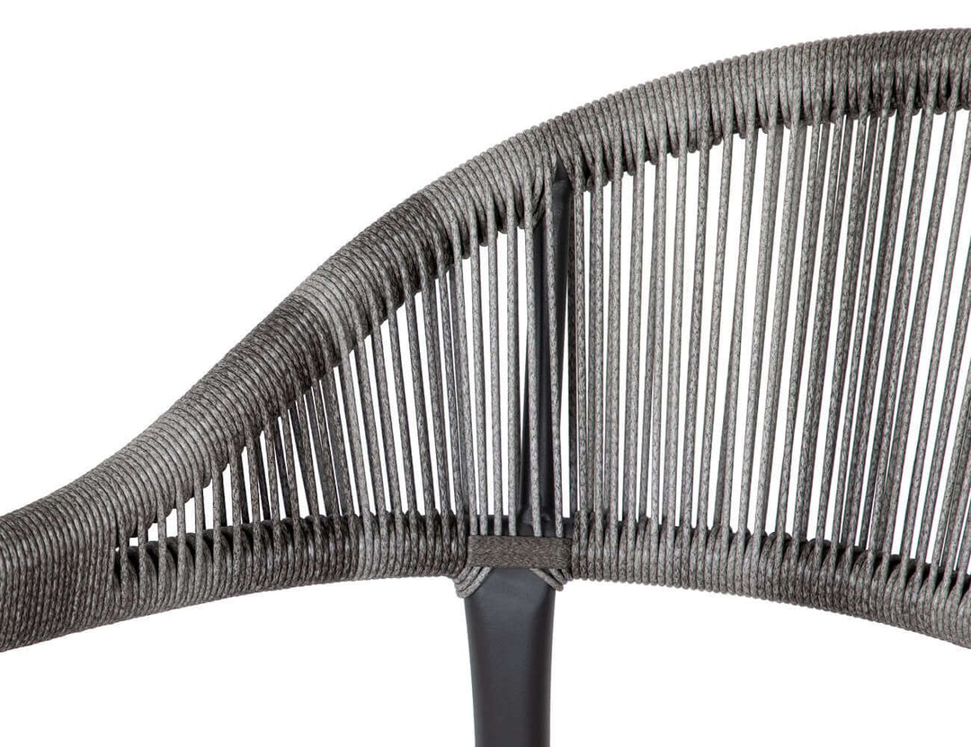 Parakeet Aluminium And Rattan Outdoor Patio Bar Chair, ,