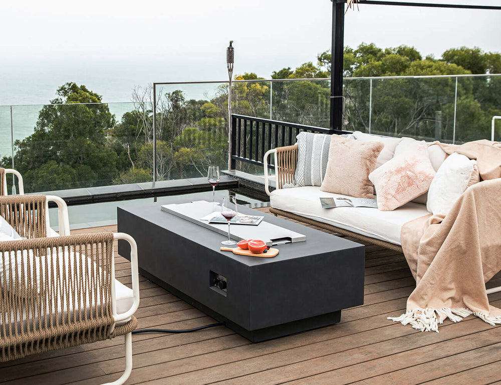 Rectangle Stainless Steel Fire Pit Cover - 106.8 X 30.6 X 2.5cm, ,