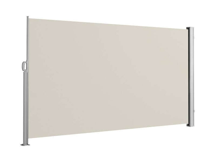 Patio Screen Retractable Side Awning 1.6m X 3 M, Colour: Beige,