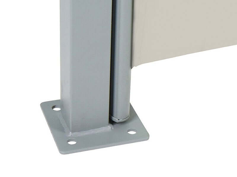 Patio Screen Retractable Side Awning 1.6m X 3 M, Colour: Beige,