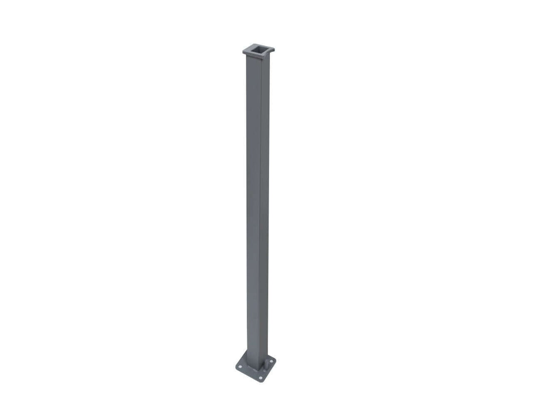 Patio Screen Retractable Side Awning - 1.8m X 3m, Colour: Black,