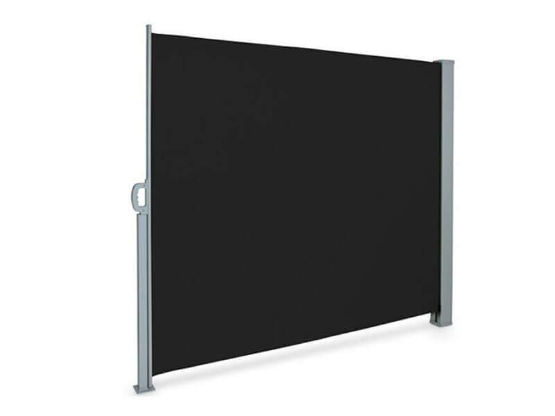 Patio Screen Retractable Side Awning 2m X 3m, Colour: Beige,