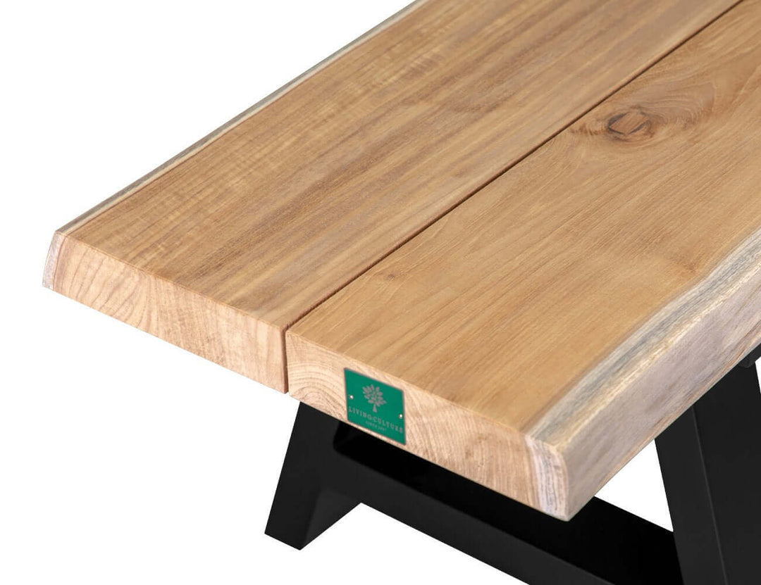 Robustateak Live Edge Bench Seat 250cm, ,
