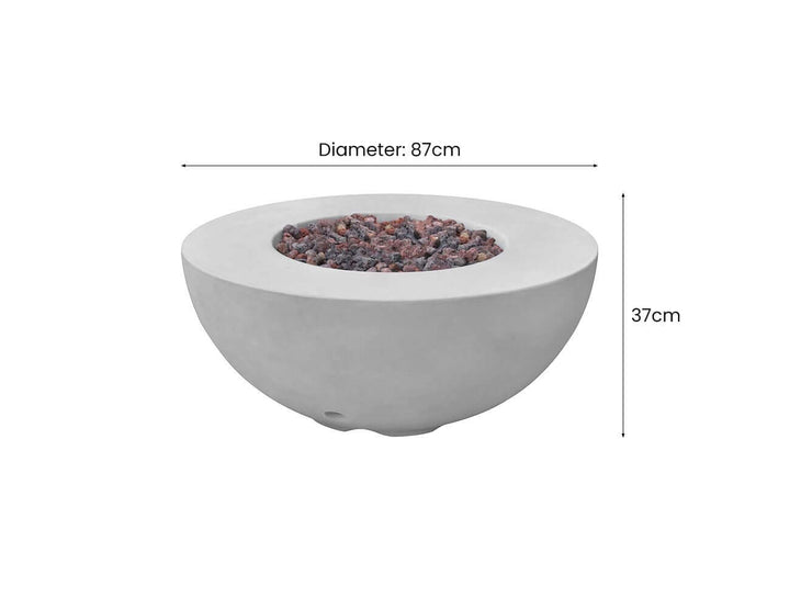 Roca Outdoor Gas Fire Pit Table, ,