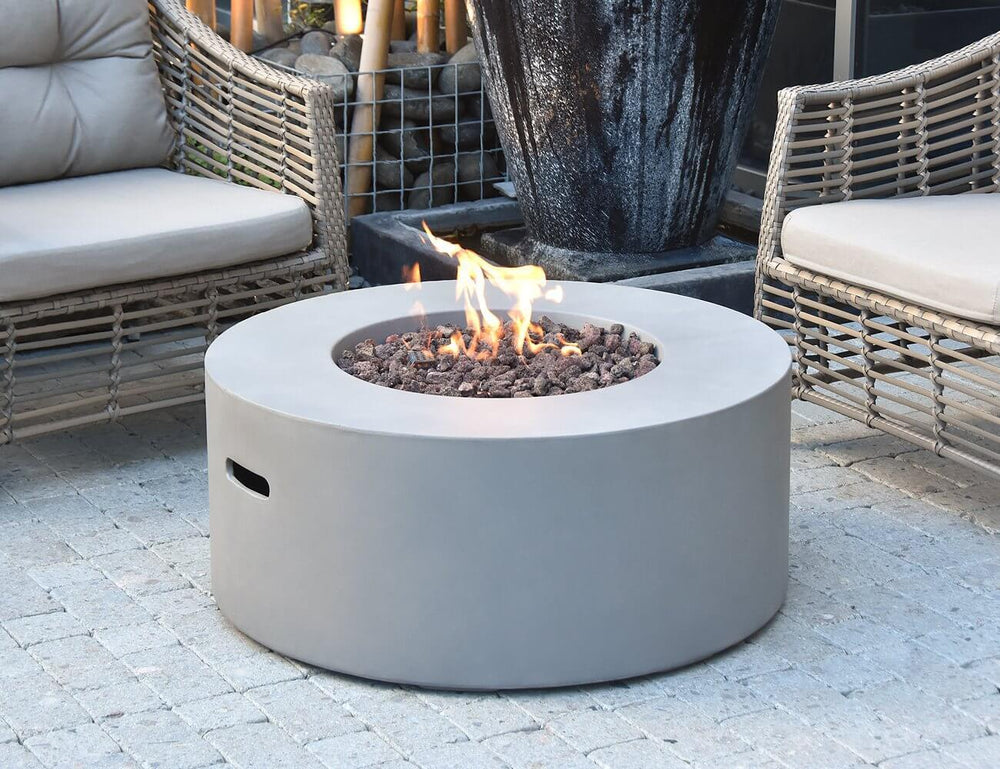 Ruapehu Outdoor Gas Fire Pit, Size: Natural Gas,