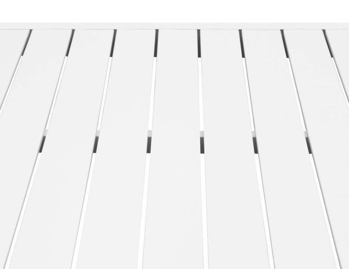 Stratus Outdoor Aluminium Bar Leaner Table, Size: 120cm, Colour: White