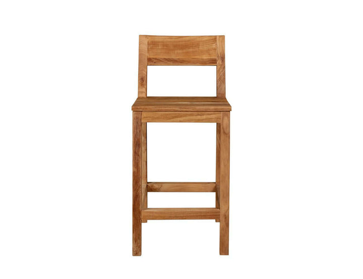 Teak Counter Height Chair And Long Rectangular Table Bundle, ,