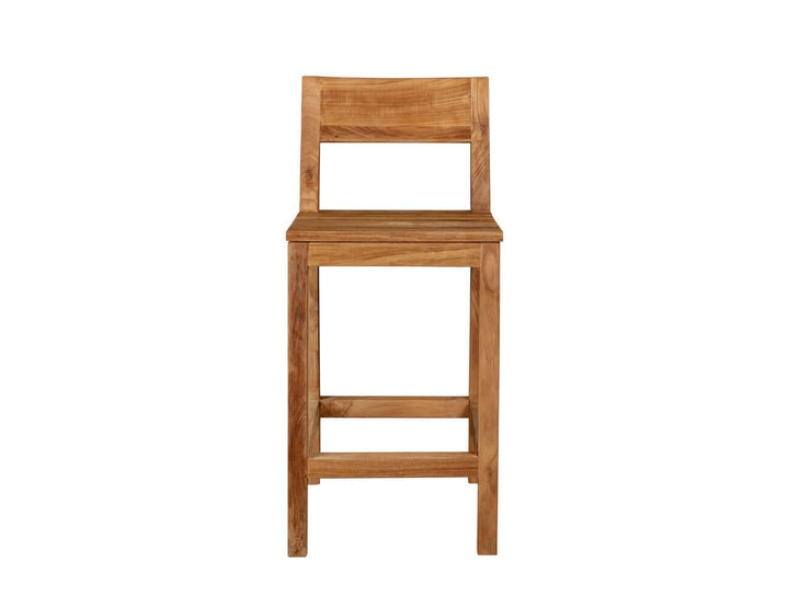 Teak Outdoor Counter Height Chair, ,