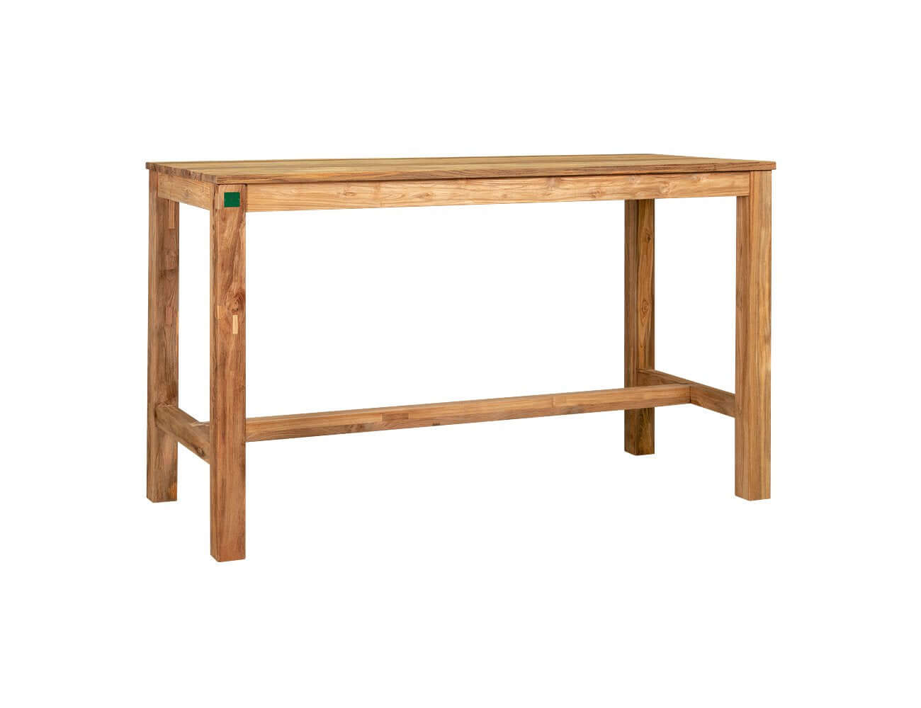 Teak Outdoor Rectangular Bar Leaner Table 180 X 75 X 105cm, ,