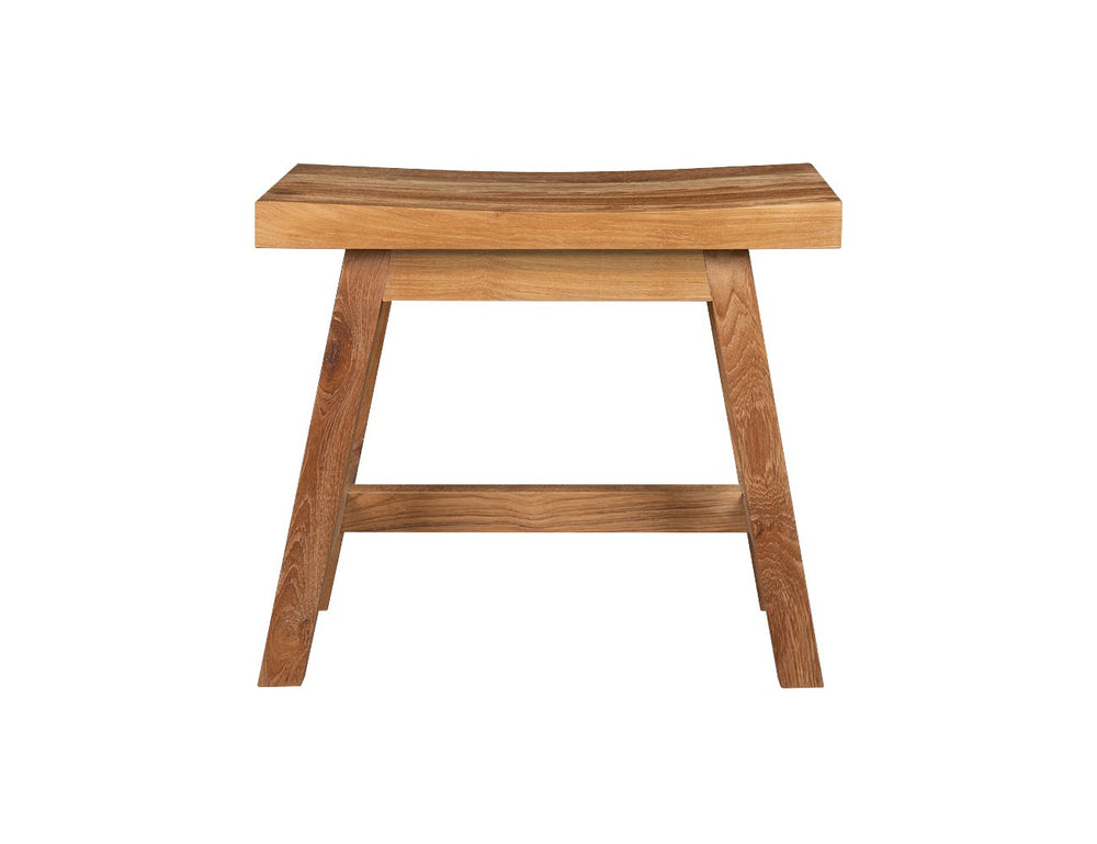 Teak Rectangular Stool, ,