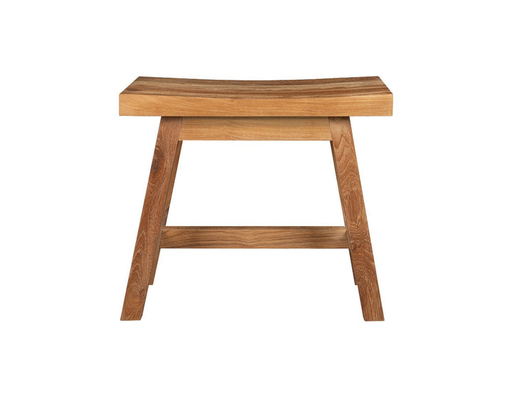 Teak Rectangular Stool, ,