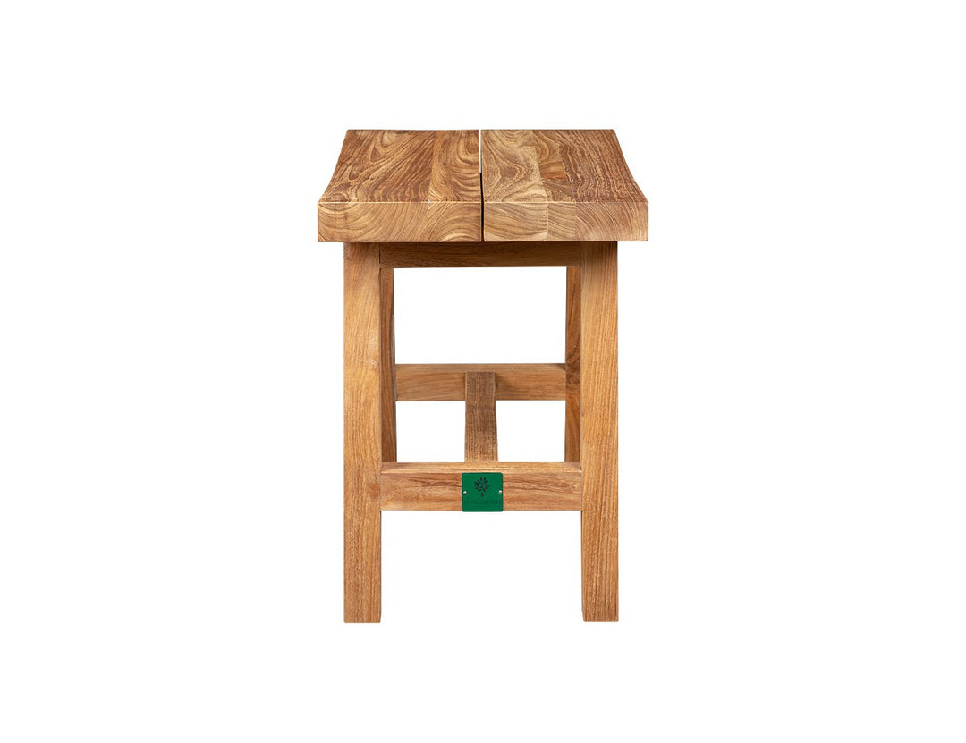 Teak Rectangular Stool, ,