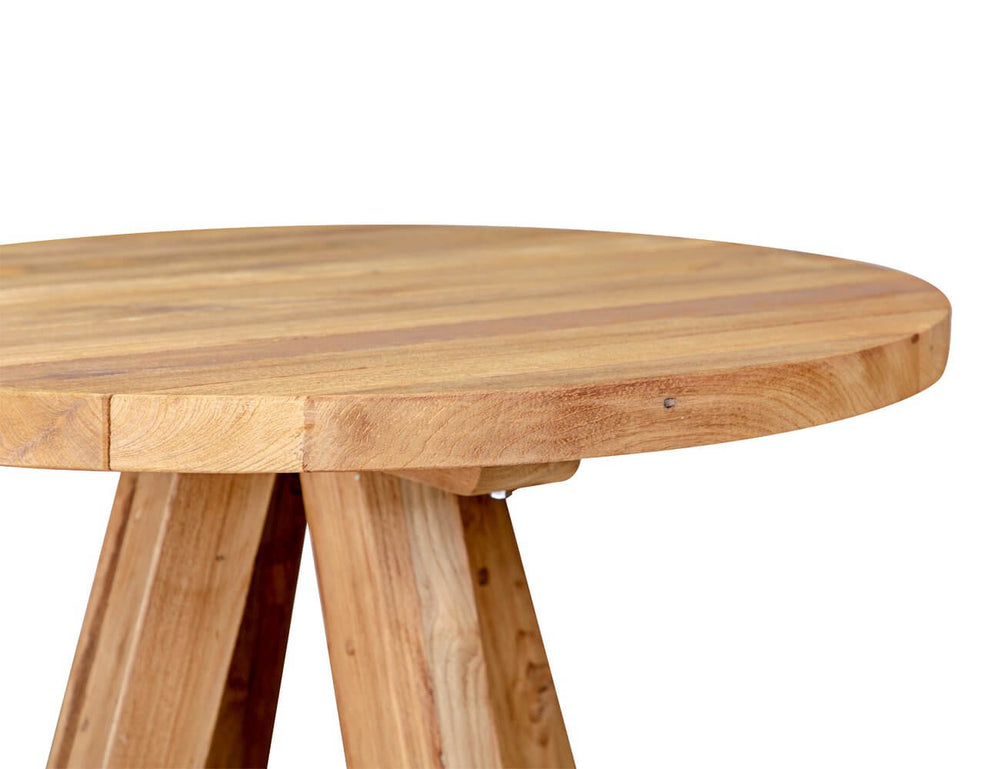 Teak Round Bar Table, ,