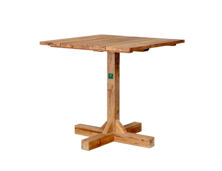 Teak Outdoor Square Bistro Table 80cm, ,