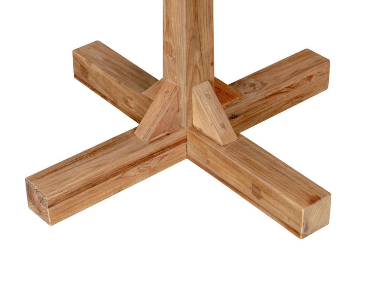 Teak Outdoor Square Bistro Table 80cm, ,