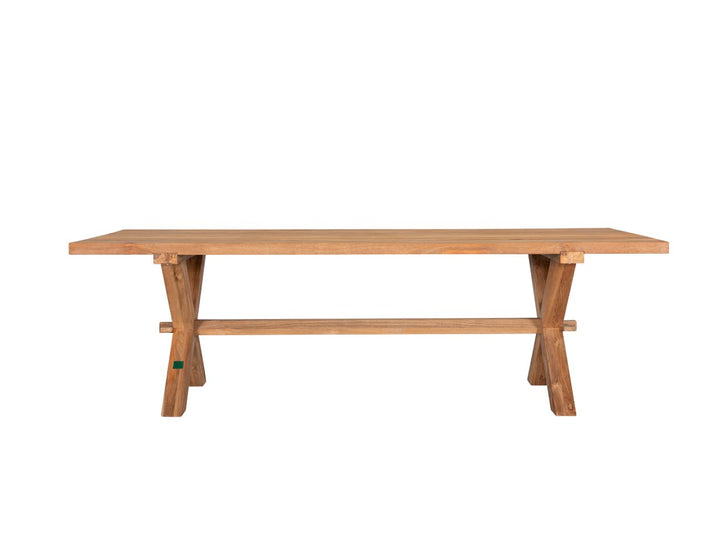 Sovereign Teak X-leg Table - 250 X 100cm, ,
